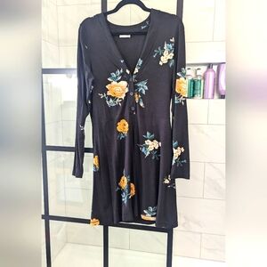 Wilfred floral mini skater dress